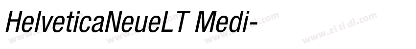 HelveticaNeueLT Medi字体转换